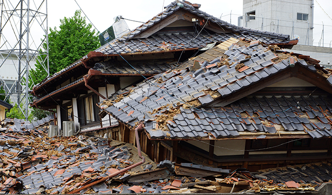 外壁や屋根材の飛散